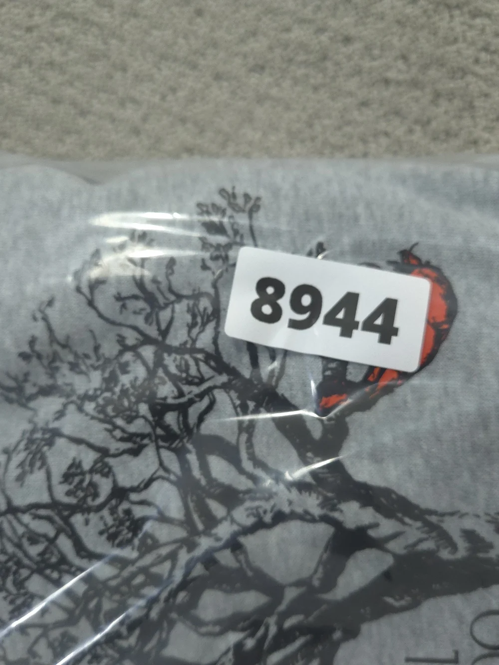 Taylor Swift Hoodie Womens XS Gray All Too Well Tree Red Scarf Eras Tour Sweatsh